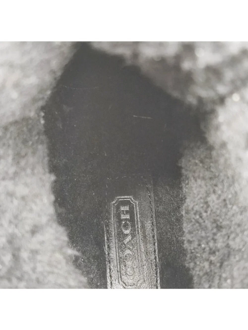 Coach Tuesday Women’s 7.5 US Boots Suede Black Winter Sheepskin Lined A7408 - Picture 10 of 10